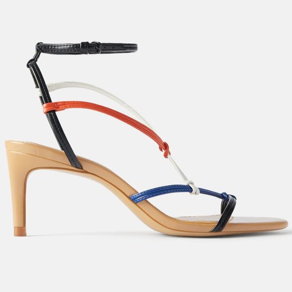 ZARA Strappy Heeled Sandals "AS SEEN ON Gal Gadot" - Picture 5 of 8